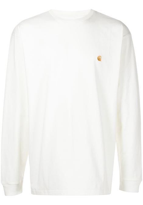 t-shirt ls chase uomo white CARHARTT WIP | I02639200R.XX